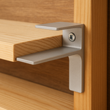Single Hole Aluminum Shelf Bracket | Heavy Duty
