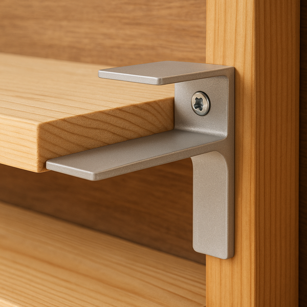 Single Hole Aluminum Shelf Bracket | Heavy Duty